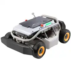 Mowrator S1 Pro 4WD &ndash; Elektrisk og fjernstyrt gressklipper for profesjonelle brukere. Tre-i-en funksjon; oppsamler, bioklipp og bakutkast. Drivsystem: 4WD og Zero-turn funksjon<br />
18ah Batteripakke og Lader medf&oslash;lger som standard - Ca.Driftstid p&aring; 3 Timer