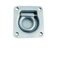 Surrering fj&aelig;rbelastet nedfellbar / nedbygget<br />
kraftig type i elgalvanisert st&aring;l<br />
Godkjent for 10 Kn (Kilonewton) = 1000 kg.<br />
4 bolthull<br />
M&aring;l: 102 x 95 mm