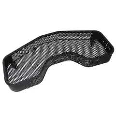 <p>Frontkurv for alle ATV-er. Produsert av pulverlakkert st&aring;l med sider og bunn av et grovmasket metallplate. Vann og smuss passerer rett gjennom i stedet for &aring; legge seg i bunnen og gj&oslash;re verkt&oslash;yene og arbeids hanskene dine griseaktige.<br />
Monteres med fordel p&aring; den fremre pakkeholderen, men kan i de fleste tilfeller ogs&aring; monteres bak. Monteringssats selges separat.</p>

<p><strong>M&aring;l:</strong><br />
Bredde: 107 cm<br />
Dybde: 46 cm<br />
H&oslash;yde: 14,3 cm</p>
