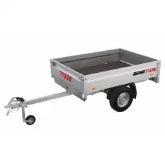 Totalvekt 750 kg ● Nyttelast 570 kg ● Kassem&aring;l L/B 193/132cm