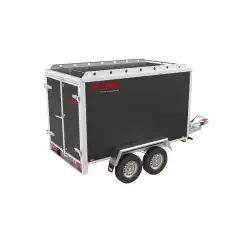 Totalvekt  2000 kg ● Nyttelast  1512 kg ● Kassem&aring;l L/B/H 255/150/150cm